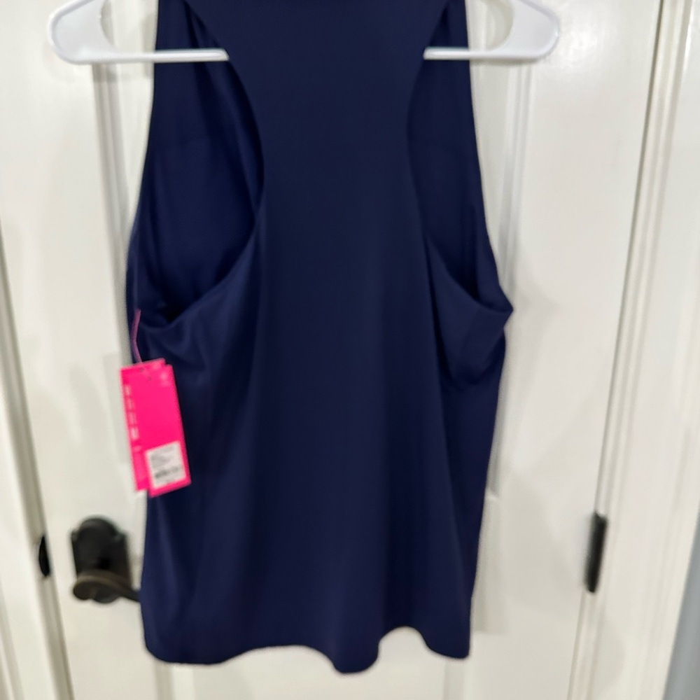 Lilly Pulitzer Navy Polo Top